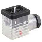 HTP B型透明帶燈電磁閥插頭