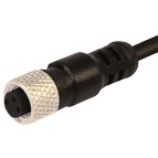 HTP M8 3芯孔式傳感器連接器