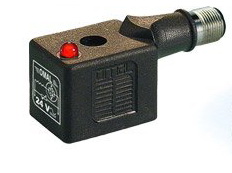 DIN43650A電磁閥插頭轉(zhuǎn)M12連接器