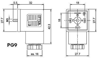 DIN43650A(bio)(zhn)ӾЮa(chn)ƷߴD