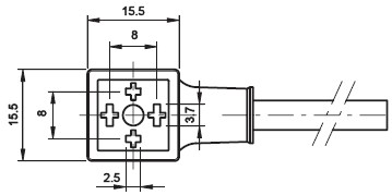 OMAL C型注塑接頭8mm尺寸